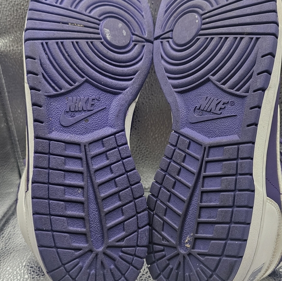 Nike Dunk High Purple Grey White | Men’s US 9.5 / EU 43 | Clean Soles - Picture 6 of 6